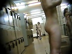 Nude girl caught on secret locker room cam