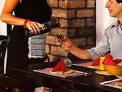 Busty seventies lady pummeled
