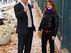 Horny street slut blowjob
