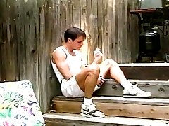 Furious porch fucking hot afternoon session with horny studs