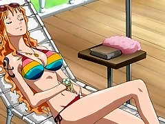 Nami very fantastic & bitch in bathing suit (One Piece)