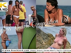 Braless beach compilation vol.67 - BeachJerk