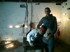 First-ever time domination for the Mrs x gagged trussed spanked slapped deepthroat