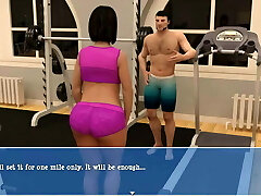 Lily Of The Valley: Steamy Cheating MILF And Muscular Guy In The Gym - Ep44