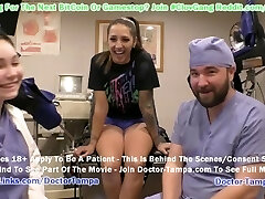 $CLOV Stefania Mafras Gyno Check-up By Doctor Tampa & Nurse Lenne Lux On Point Of View Cameras @ GirlsGoneGynoCom