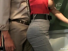 Sexy female Tanya Tate helps the teacher get handy in the college