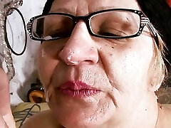 older peasant woman fucks her servant