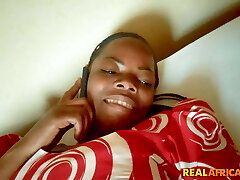 Horny African Tantine Calling Her Nigerian Big Beef Whistle Toyboy