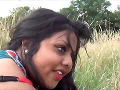 indian chubby girl Kiki outdoor porno