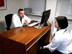 German Curvy Pregnant Nubile - Cuckold Fuck by Doctor at Gyno Exam