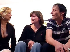 German Mature Teaches Real Aged Married Couple How To Plumb In 3some