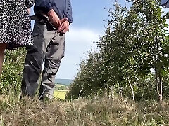 Masturbating Faps Off Her Favorite Son-in-law In Law In A Private Apple Orchard