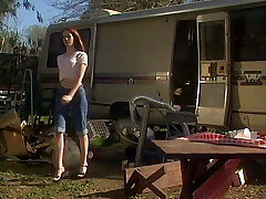 Horny superslut gets her poon fingered and fucked on a trail