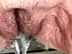 Horny granny MariaOld pissing after teasing and play with cunny