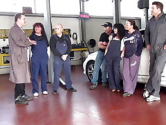 Gangbang in the Mechanic's Workshop Gangbang in the Mechanic's Workshop