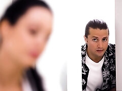 Big tits nurse fucks big trunk student