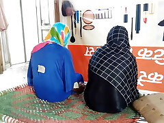 2 Muslim hijab college girl sex with 1 man hard fucked pussy and anal sex 2 Muslim big boobs girl hard sex beaver and anal fuckfest ha