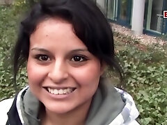 German virgin persuaded to have sex at the first audition