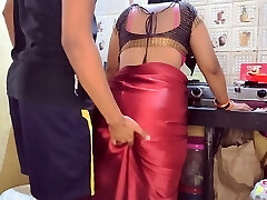 Part Two , Indian sexy stepmom caught by son-in-law while talking to her boyfriend
