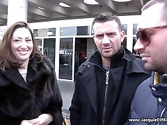 Amateur Cougar Agrees To Have Trio Intercourse