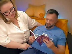 Anna Katz - Seduces Her Boy While Hes Reading Anna Katz - Seduces Her Boy While Hes Reading