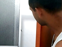 I surprise her in the douche, we end up penetrating. Pt1 I surprise her in the douche, we end up penetrating. Pt1