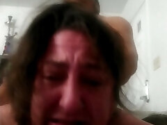 New Years Day gets ugly- highly Rough BUTT plow by BBC turns submissive slut Bbw into BUTTer face