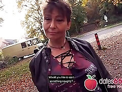 UGLY and OLD - MILF, almost Grannie public smash &_ no regrets Rubina dates66.com