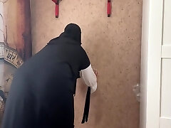 Wet Egyptian Wifes Underpants While Stretching Wet Egyptian Wifes Underpants While Stretching