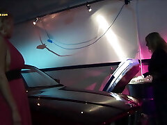 Classical car host 2 babes Classical car host 2 babes