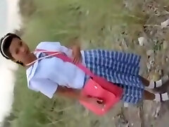 18yo asian gal has sex with a white old man in nature