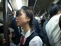 Mischievous Japanese model Mizuki Akiyama, Hina Umehara, Anna Mutsumi in Incredible Bus JAV video
