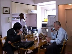 Akiho Yoshizawa in Bride Pounded by her Father in Law part 2.1
