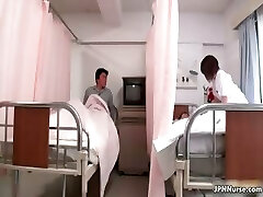 Killer Asian nurse gives a patient some part3