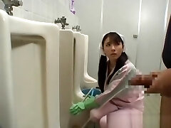Asian shower attendant is in the mens part4