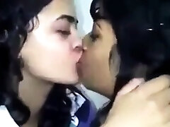 Desi Lesbian Nymphs Kissing Each other Desperately