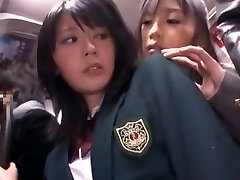 Horny Japanese chick Natsu Aoi, Yuu Shinoda, Ai Uehara in Incredible Onanism/Onanii, Lesbian/Rezubian JAV movie