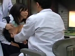 Japan school breast exam gyno therapist