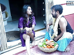Young Hot and Wondrous  Newly Married Bhabhiji Screwed with Sabjiwala ( Hindi Audio )