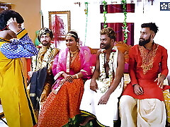 Desi queen BBW Sucharita Full foursome Swayambar hardcore erotic Night Group sex group sex Full Movie ( Hindi Audio ) 