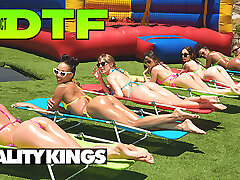 Twelve Of The Hottest Pornstars In The Industry Get Together In A Huge Palace For A Steamy Fuck-a-thon - Reality Kings