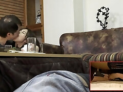 Milf Is Privately Lusting After A Boy That's Not Her Hubby Playing With Herself Under The Table - 3