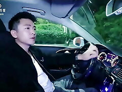 Bang-out in car with asian amateur actress - Torrid Asian Teen fucked for Car Ride Pounding