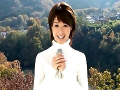 Giddy Japanese newsgirl gets pulverized by her colleagues at work