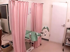 in a Obgyn office with a beautiful, Kinky young Japanese girl