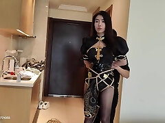 Chinese Female In A Dress Chinese Female In A Dress