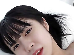 A 18-year-senior slender black-haired Japanese hottie. She has shaved pussy creampie sex and blowjob. Uncensored