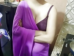 Desi Indian step mom surprise her step stepson Vivek on his birthday dirty talk in hindi voice