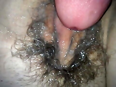 gf films bf fucking her hairy twat