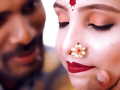 Newly married wife fucked very first night after marriage--- Romantic sex with wifey